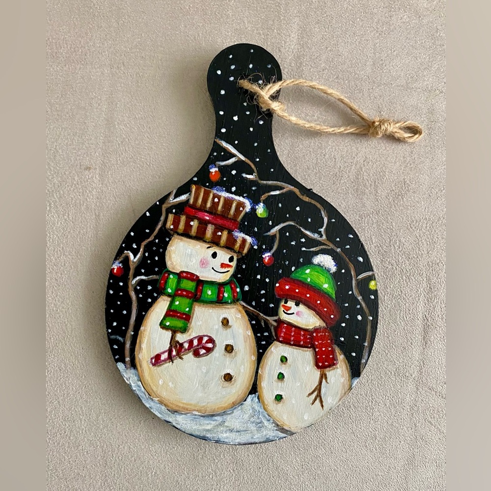 Hand Crafted  Holiday Snowman